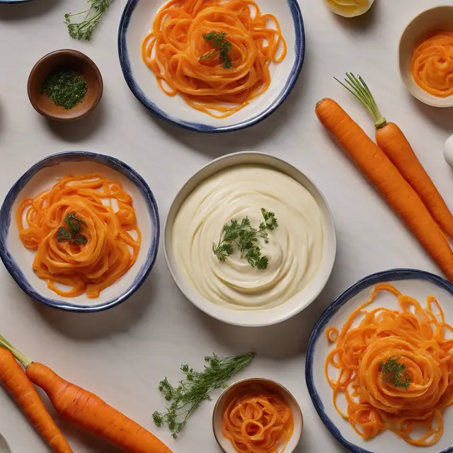 Foto de Talharim with Yogurt and Carrot