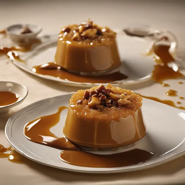 Foto de Caramel Pudding with Crunchy Topping