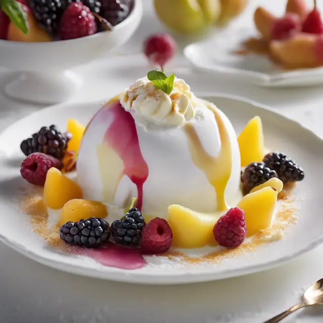 Foto de Fruit with Yogurt Cream