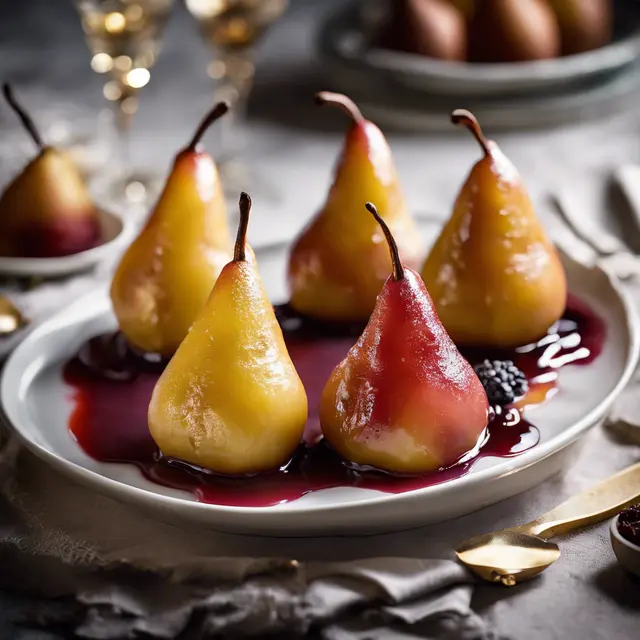 Foto de Wine Poached Pears