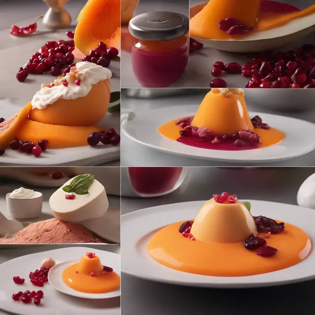 Foto de Papaya Cream with Cranberry