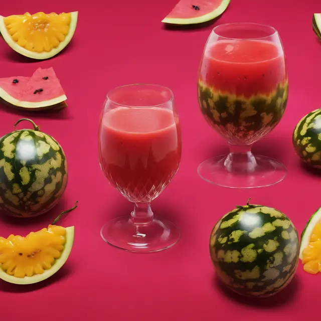 Foto de Watermelon and Passion Fruit Juice