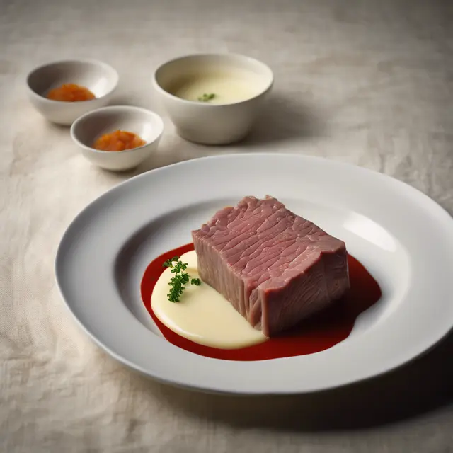 Foto de Salted Beef with Leite Milk Pudding