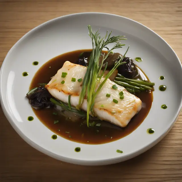 Foto de Braised Cod with Scallions