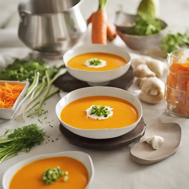 Foto de Creamy Carrot Soup with Ginger