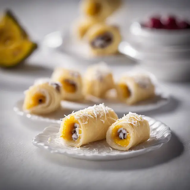 Foto de Coco and Passionfruit Rolls
Troxinhas de coco e maracujá