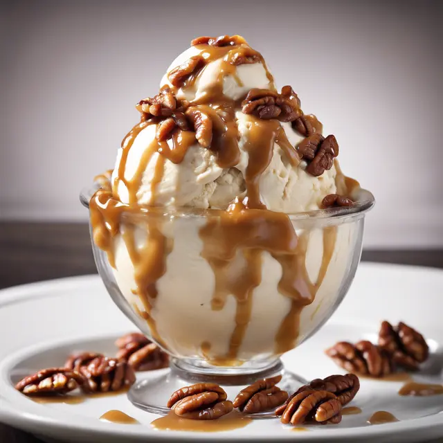 Foto de Crunchy Pecan Ice Cream Sundae