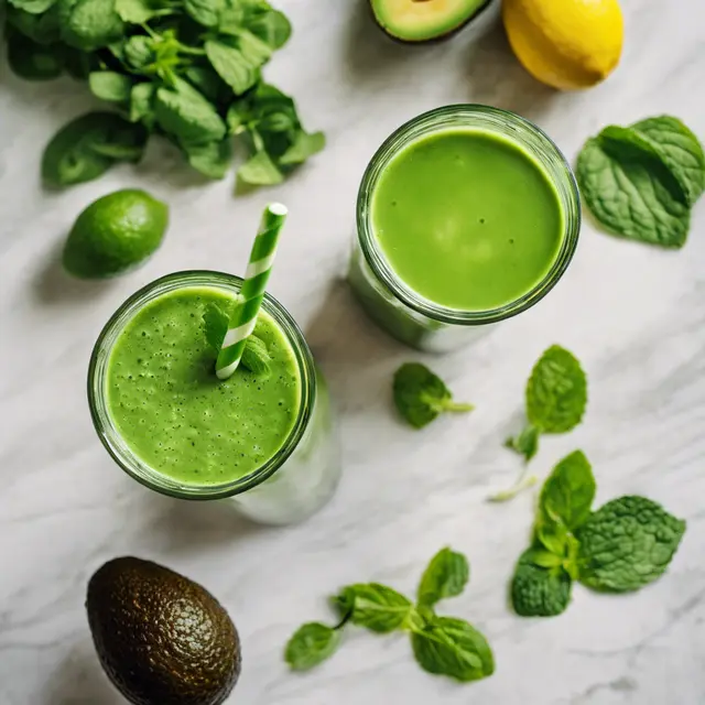 Foto de Avocado and Balm Mint Smoothie