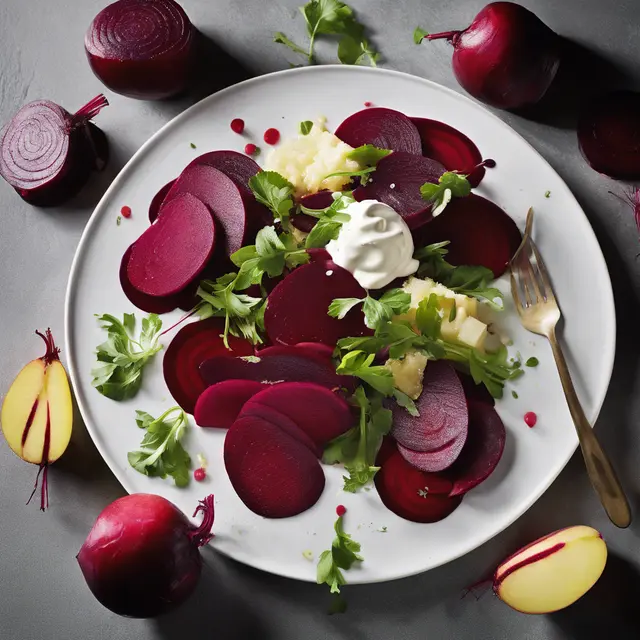 Foto de Beet Salad with Purée