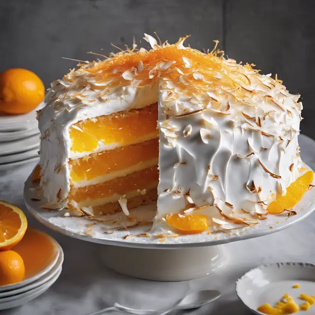 Foto de Meringue and Orange Cake