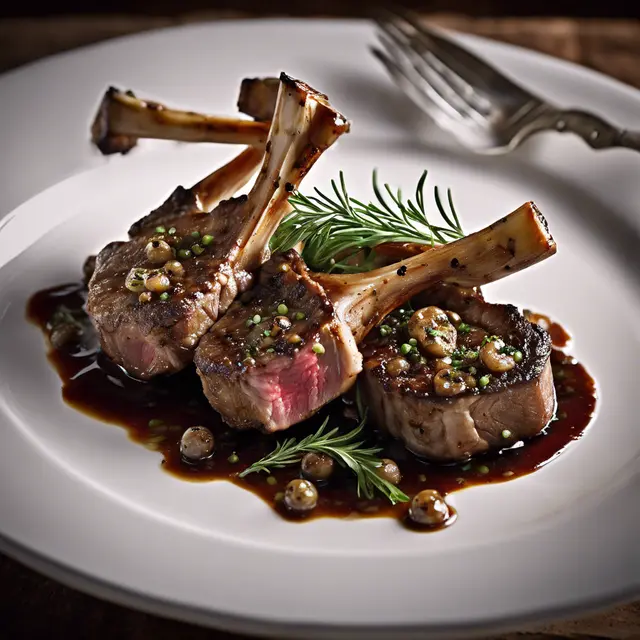 Foto de Lamb with Peppercorn Chutney