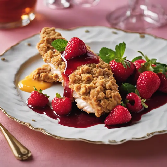 Foto de Strawberry Chicken with Raspberry Sauce