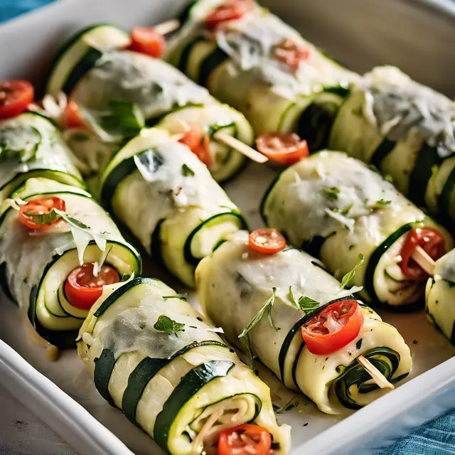 Foto de Zucchini Rolls with Provolone Cheese