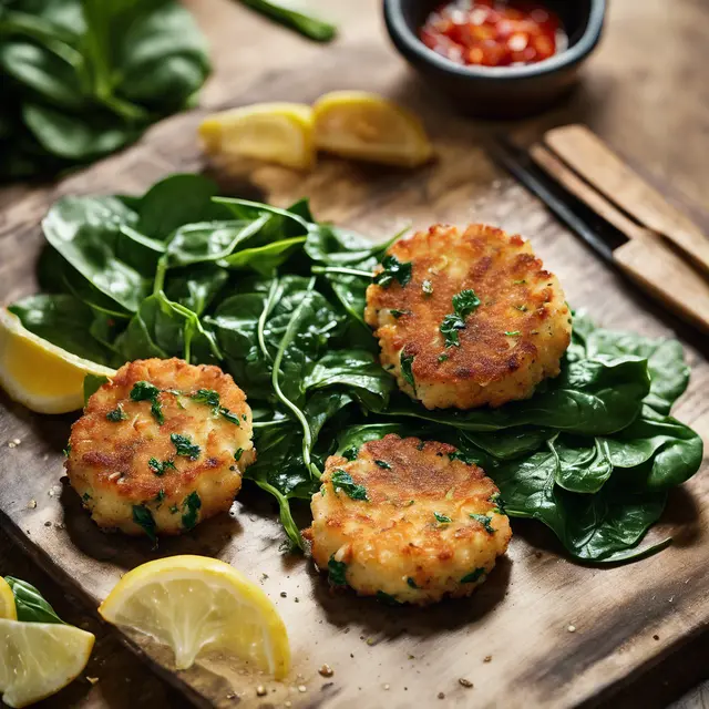 Foto de Fish Cakes with Spinach