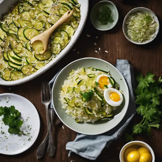 Foto de Gratinated Rice with Zucchini