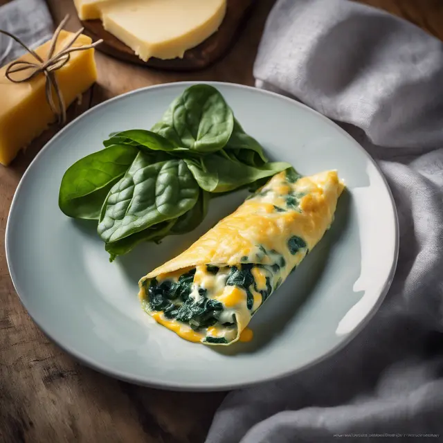 Foto de Spinach and Cheese Omelette