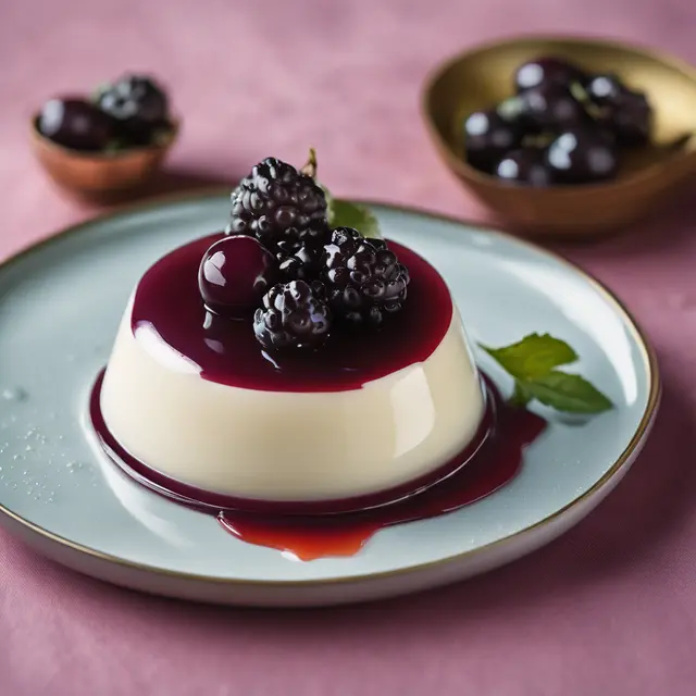 Foto de Jaboticaba Panna Cotta