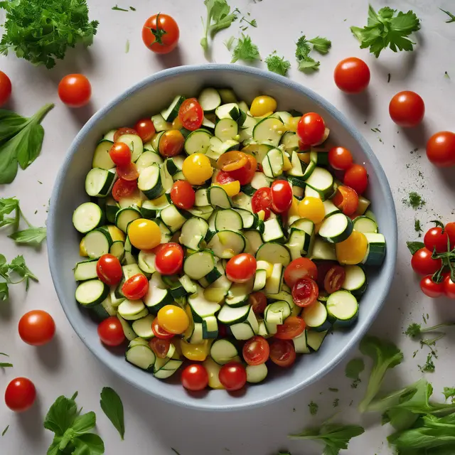 Foto de Zucchini and Cherry Tomato Salad