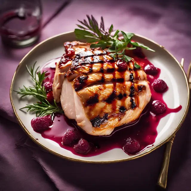 Foto de Chicken Breast with Raspberry Sauce