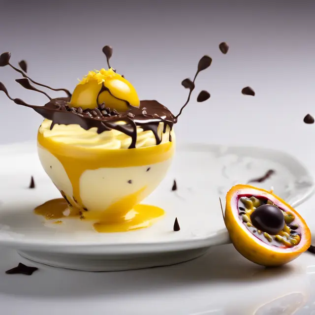 Foto de Passion Fruit Cream with Chocolate