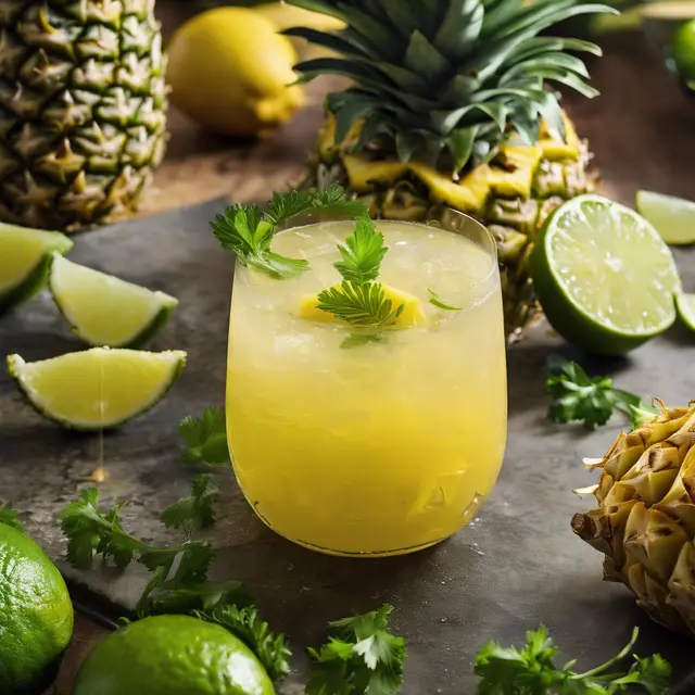 Foto de Pineapple, Lime, and Lemon with Rum