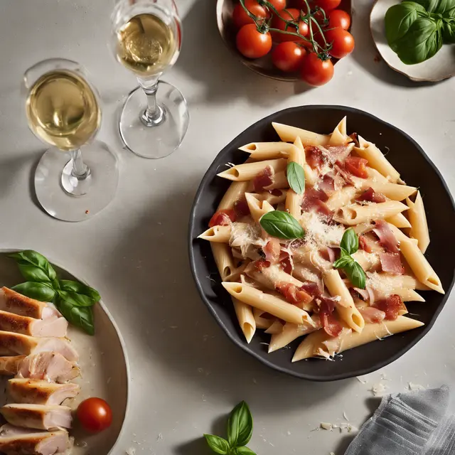 Foto de Chicken and Prosciutto Penne