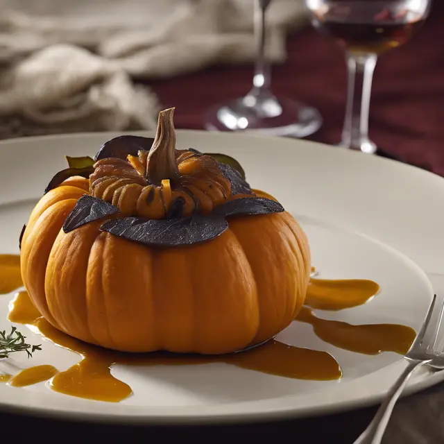 Foto de Pumpkin with Rapadura and Porto Wine