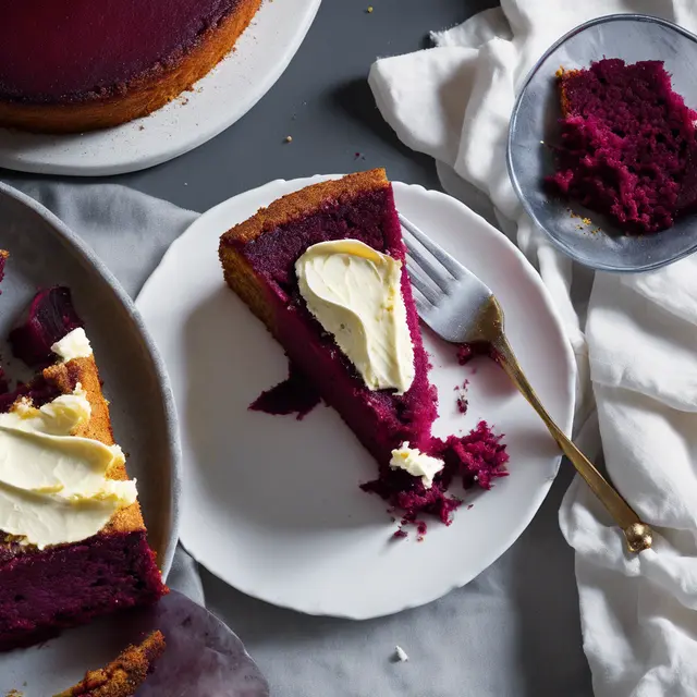 Foto de Beetroot and Ricotta Cake