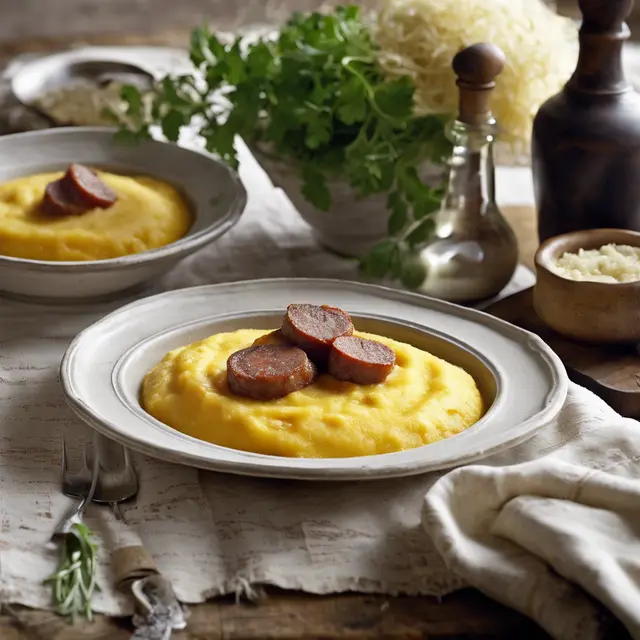 Foto de Polenta with Sausage (polenta taragna)