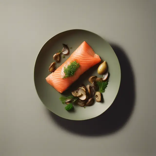 Foto de Smoked Salmon with Parsley in Pouches