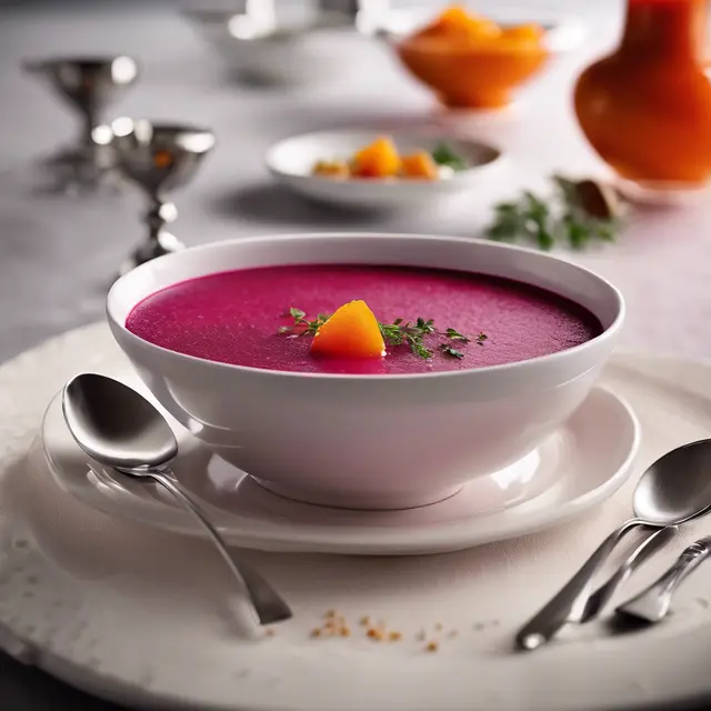 Foto de Beet and Orange Cold Soup