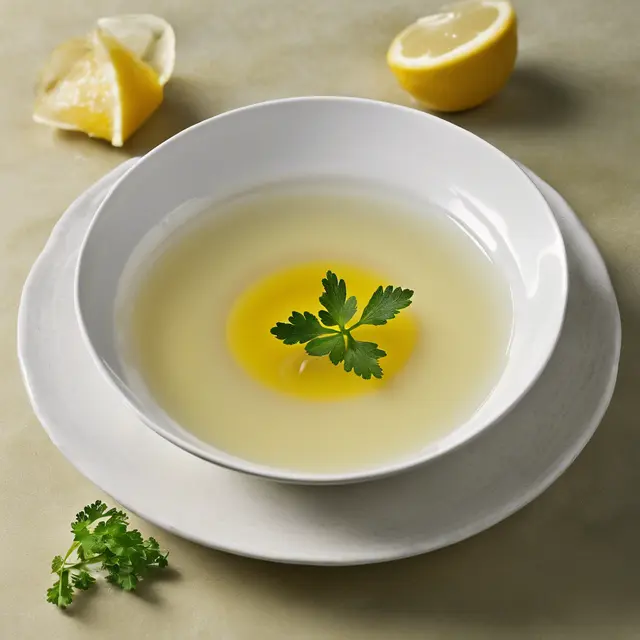 Foto de Frozen Consommé with White Wine