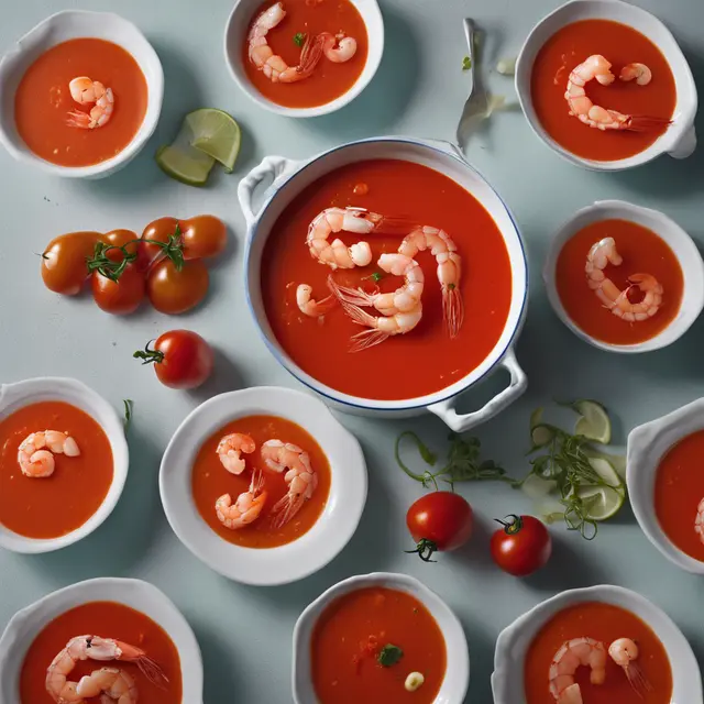 Foto de Chilled Shrimp and Tomato Soup