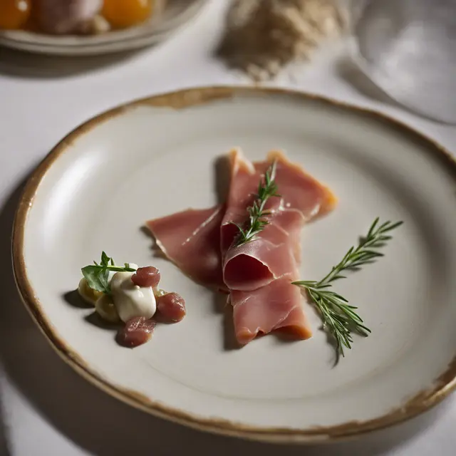 Foto de Agrião Pâté with Raw Prosciutto