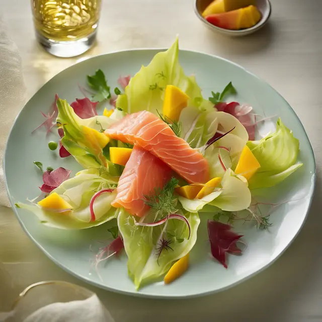 Foto de Endive and Smoked Salmon Salad