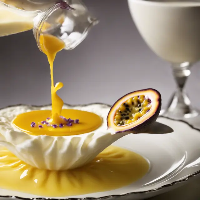 Foto de Passion Fruit Shell Custard