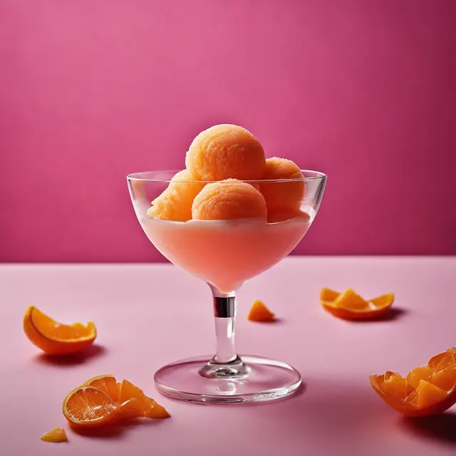 Foto de Sorbet with Orange Peel