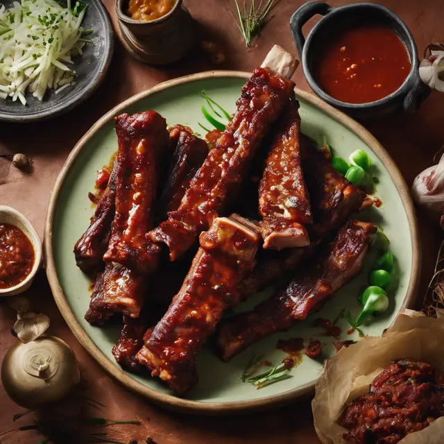 Foto de Pork Ribs with Linguiça