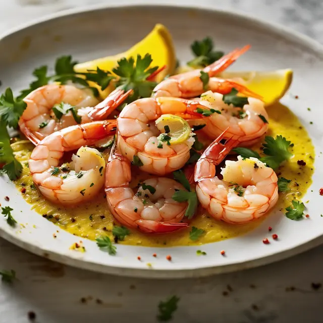 Foto de Lemon Shrimp with Garlic and Herbs