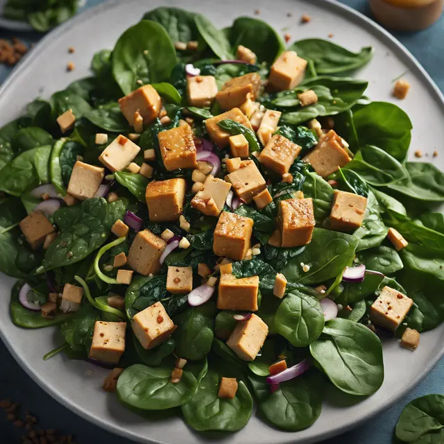 Foto de Spinach Salad with Marinated Tofu