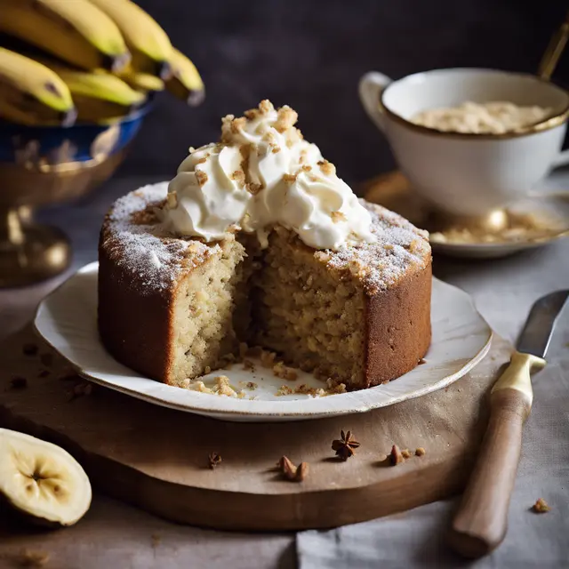 Foto de Mash Banana Cake with Farofa