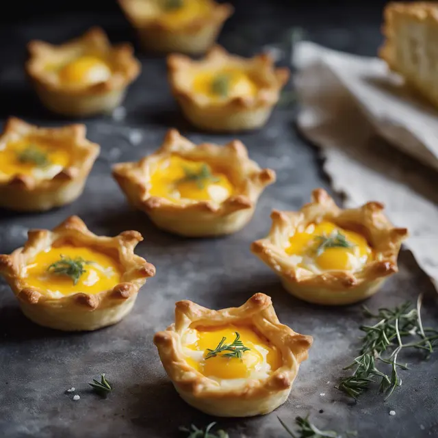 Foto de Cheese and Egg Tartlets