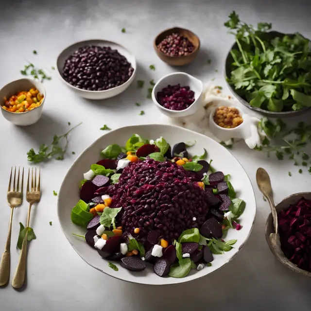 Foto de Black Bean and Beet Salad