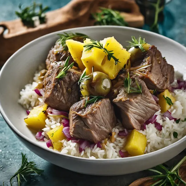 Foto de Lamb and Pineapple Rice