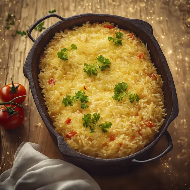 Foto de Baked Rice with Mozzarella