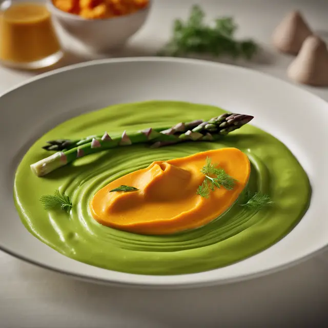 Foto de Creamy Asparagus and Sweet Potato Puree