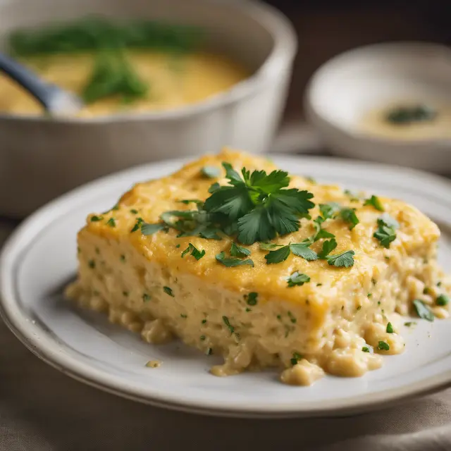 Foto de Tahini-Grits Casserole with Bico Grain