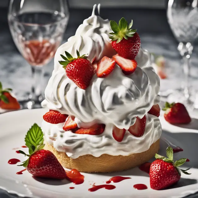 Foto de Strawberry with Whipped Cream