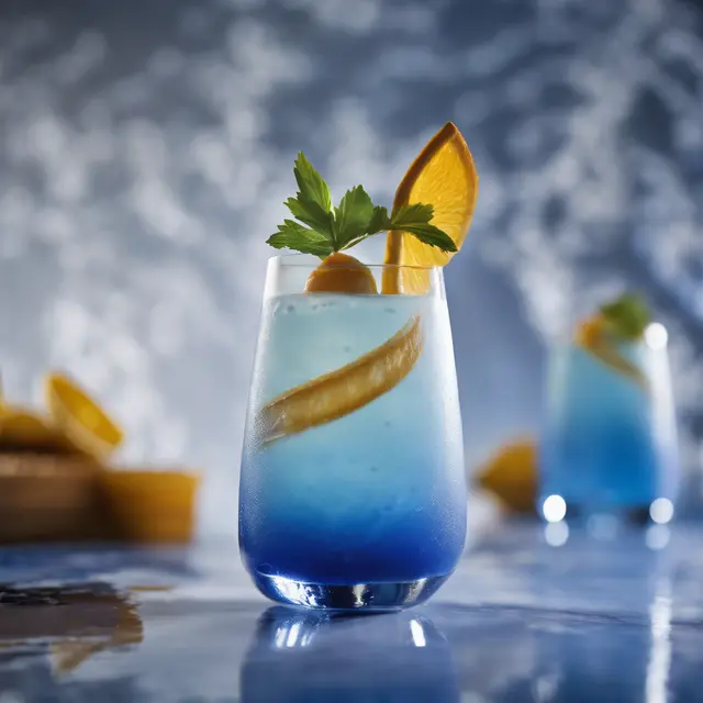 Foto de Blue Moon Sake Cocktail