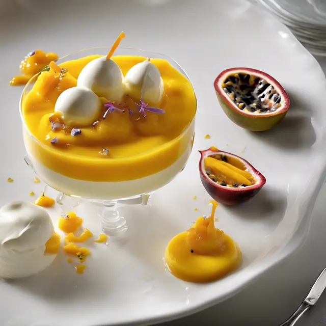 Foto de Mango and Passionfruit Cream